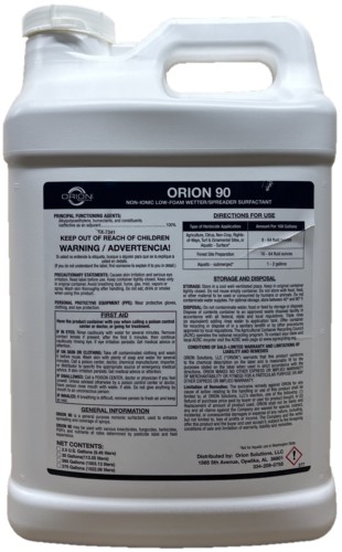 (image for) Orion 90 - 90% Non-ionic Surfactant - 2.5 Gallons